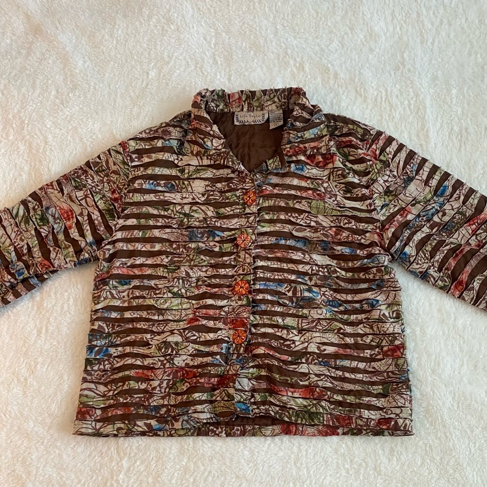 Multicolor Striped Women's Top
